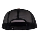 Lazy J Ranch Silver Grey & Black Dusk Sunset Retro Classic Five Panel Trucker Hat-