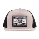 Lazy J Ranch Silver Grey & Black Fort Worth Classic Five Panel Trucker Hat-