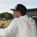 Lazy J Ranch Silver Grey & Black Fort Worth Classic Five Panel Trucker Hat