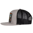 Lazy J Ranch Silver Grey & Black Home Sweet Texas Classic Five Panel Trucker Hat-
