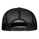 Lazy J Ranch Silver Grey & Black Serape Elevation Classic Five Panel Trucker Hat-