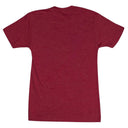 Lazy J Ranch Sunrise Bull Short Sleeve T-Shirt - Red-