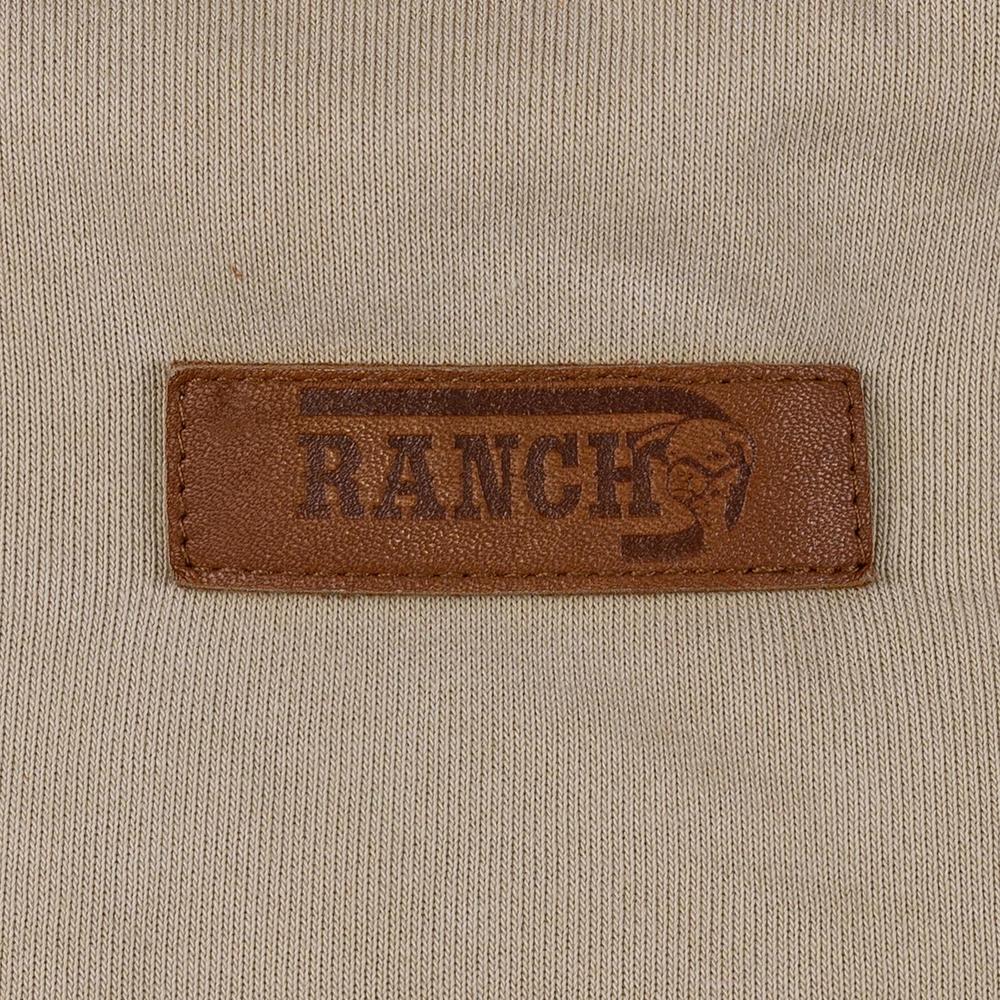 Lazy J Ranch Aztec Print Long Sleeve Hoodie - Tan-Lazy J Ranch Wear