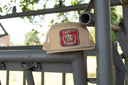Lazy J Ranch Tan Red America's Best Brand Classic Rope Trucker Hat-