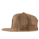 Lazy J Ranch Tan Red America's Best Brand Classic Rope Trucker Hat-