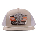 Lazy J Ranch Tan & White Texas Rust Classic Rope Trucker Hat-
