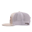 Lazy J Ranch Tan & White Texas Rust Classic Rope Trucker Hat-