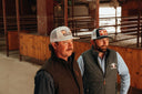Lazy J Ranch Tan & White Texas Rust Classic Rope Trucker Hat-