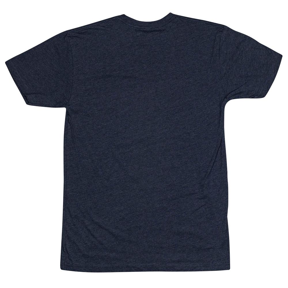 Lazy J Ranch Tejas Americas Short Sleeve T-Shirt - Heather Navy-Lazy J Ranch Wear