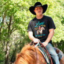 Lazy J Ranch Test of Time Mineral Wash Short Sleeve T-Shirt - Black-