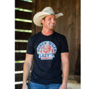 Lazy J Ranch Turquoise Arrowhead Short Sleeve T-Shirt - Heather Black-