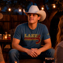 Lazy J Ranch Vintage T-Shirt - Blue-