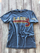 Lazy J Ranch Vintage T-Shirt - Blue-