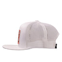 Lazy J Ranch White Big Red Classic Five Panel Trucker Hat-