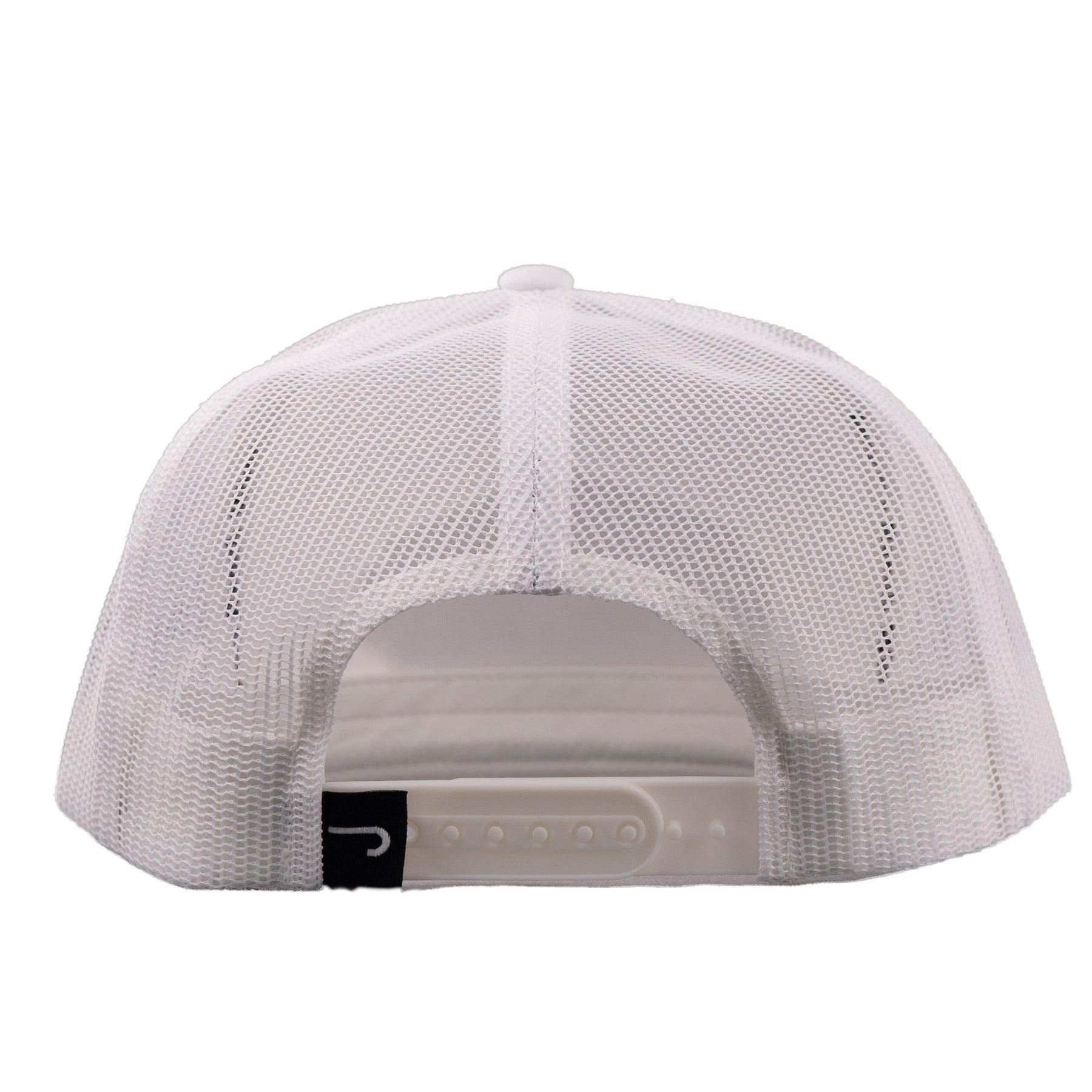 Lazy J Ranch White Big Red Classic Five Panel Trucker Hat – Lazy J