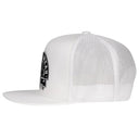Lazy J Ranch White Black Arrowhead Classic Five Panel Trucker Hat-