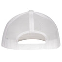 Lazy J Ranch White Black Arrowhead Mid Profile Trucker Hat-