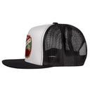 Lazy J Ranch White & Black Desert Show Time Classic Five Panel Trucker Hat-