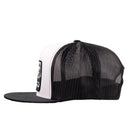 Lazy J Ranch White & Black Shafter Classic Five Panel Trucker Hat-