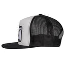 Lazy J Ranch White & Black Willow Cattle Headquarters Classic Five Panel Trucker Hat-