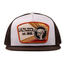 Lazy J Ranch White & Brown Daybreak Classic Rope Trucker Hat-