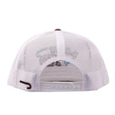 Lazy J Ranch White & Brown Desert Frost Classic Rope Trucker Hat-