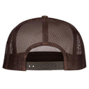 Lazy J Ranch White & Brown Rusty Arrowhead Classic Five Panel Trucker Hat-