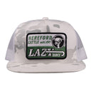 Lazy J Ranch White Camouflage Shafter Classic Five Panel Trucker Hat-