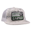 Lazy J Ranch White Camouflage Shafter Classic Five Panel Trucker Hat-