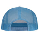 Lazy J Ranch White & Carolina Blue Turquoise Arrowhead Classic Five Panel Trucker Hat-