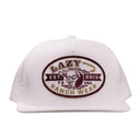 Lazy J Ranch White Cattle King Classic Five Panel Trucker Hat-