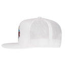 Lazy J Ranch White Conquest Classic Five Panel Trucker Hat-