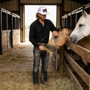 Lazy J Ranch White Heritage Classic Five Panel Trucker Hat-