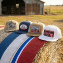 Lazy J Ranch White Heritage Classic Five Panel Trucker Hat-