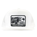 Lazy J Ranch White Legado Classic Five Panel Trucker Hat-
