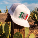 Lazy J Ranch White Mexico Elevation Classic Five Panel Trucker Hat