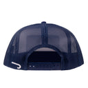 Lazy J Ranch White & Navy Feed Wagon Classic Rope Trucker Hat-