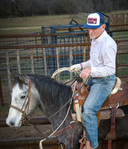 Lazy J Ranch White & Navy Heritage Classic Five Panel Trucker Hat-