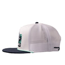 Lazy J Ranch White & Navy Presidio Classic Rope Trucker Hat-