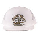 Lazy J Ranch White Olive Arrowhead Classic Five Panel Trucker Hat-