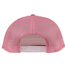 Lazy J Ranch White & Pink Breakaway Classic Five Panel Trucker Hat-