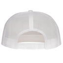 Lazy J Ranch White Red America's Best Brand Classic Five Panel Trucker Hat-