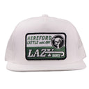 Lazy J Ranch White Shafter Classic Five Panel Trucker Hat-
