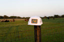 Lazy J Ranch White Teal Breakaway Classic Five Panel Trucker Hat-
