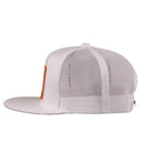 Lazy J Ranch White Teal Breakaway Classic Five Panel Trucker Hat-
