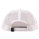 Lazy J Ranch White Teal Breakaway Classic Five Panel Trucker Hat-