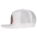 Lazy J Ranch White USA Arrowhead Classic Five Panel Trucker Hat-