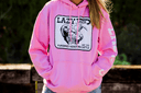 Lazy J Ranch Willow Cattle Headquarters Pullover Hoodie - Pink-