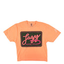 Lazy J Ranch Women's Breakaway Cropped Short Sleeve T-Shirt - Orange-