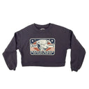 Lazy J Ranch Women's Freedom Cropped Sweatshirt - Pepper-